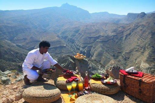 Six Senses Zighy Bay - mountain picnic