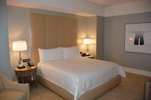 Une des chambres de l'hôtel FourSeasons de Dubaï